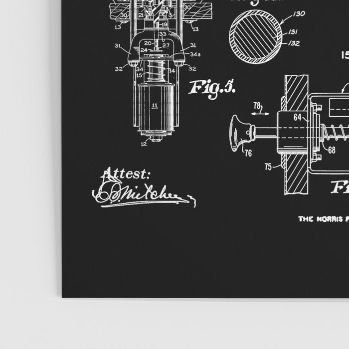 Pinball Arcade Gaming Machine Vintage Gamer Patent Print Poster Gallery Image 3