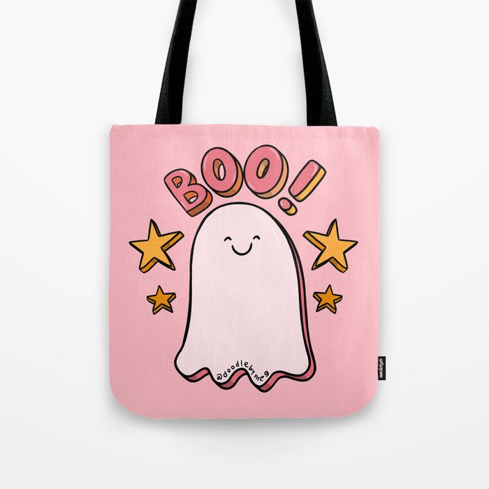 Cute Boo Tote Bag Gallery Image 1