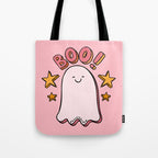 Cute Boo Tote Bag Gallery Image 1
