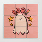 Cute Boo Wood Wall Art Gallery Image 1