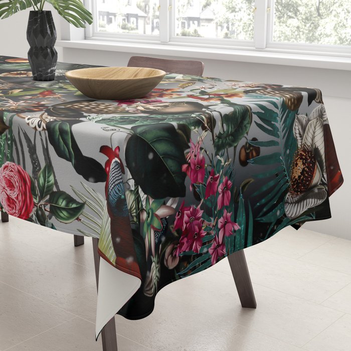 Future Garden Botanical Night Tablecloth Gallery Image 3
