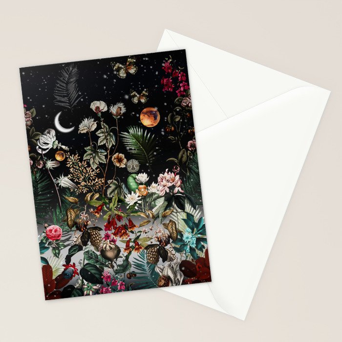 Future Garden Botanical Night Stationery Card Gallery Image 2