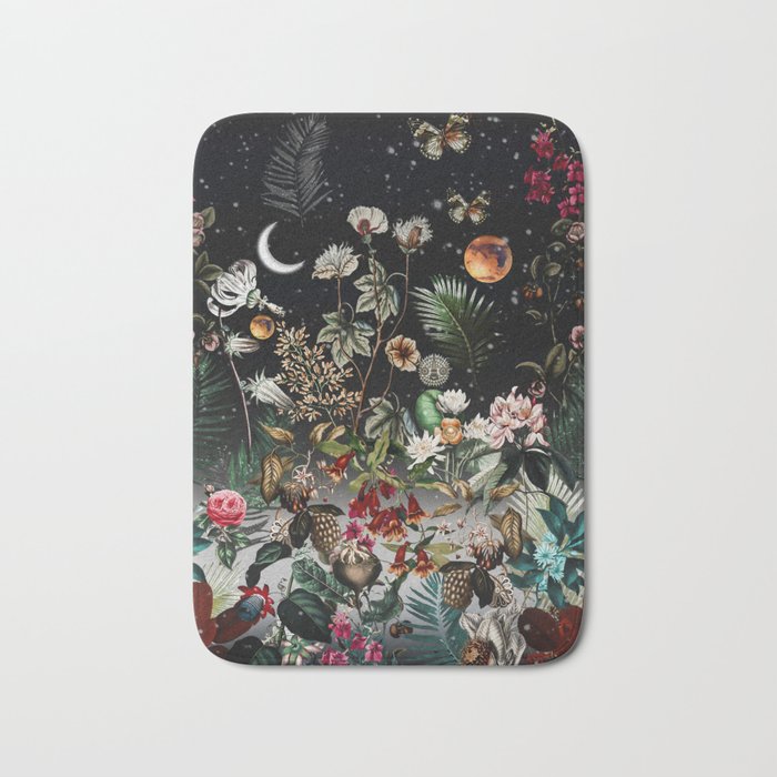 Future Garden Botanical Night Bath Mat Gallery Image 1