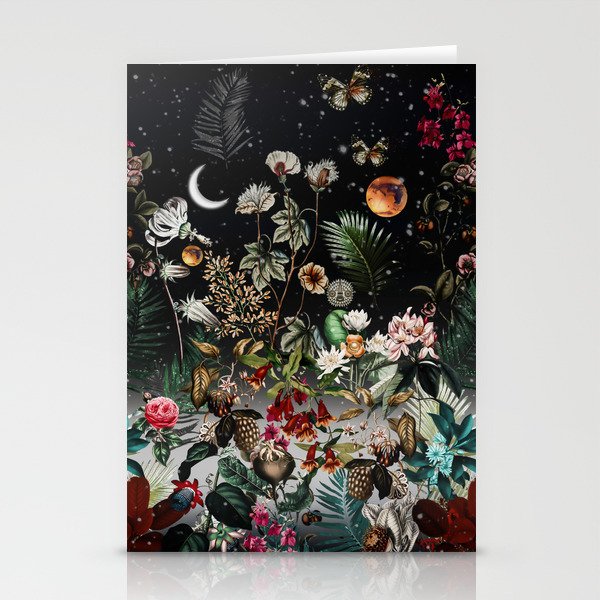 Future Garden Botanical Night Stationery Card Gallery Image 1