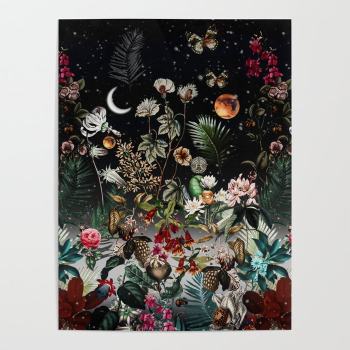 Future Garden Botanical Night Poster Gallery Image 4