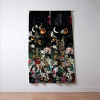 Future Garden Botanical Night Window Curtain Gallery Image 3