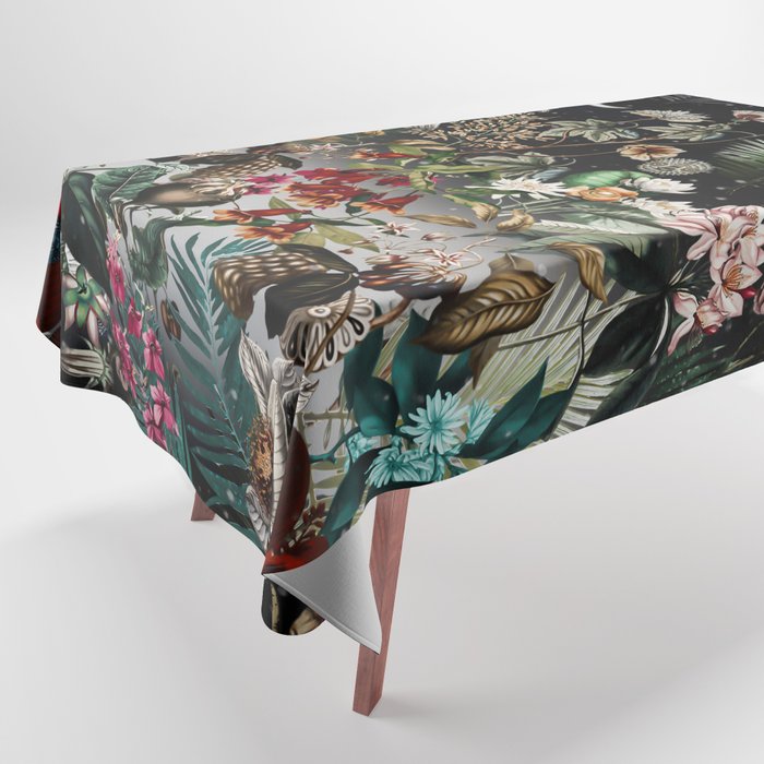 Future Garden Botanical Night Tablecloth Gallery Image 1