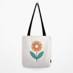 Retro Flower 2-1 Tote Bag Gallery Image 2