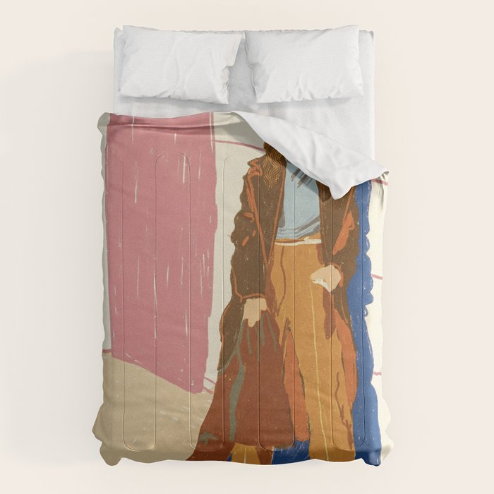 Butterfly and the Girl Comforter Gallery Image 1