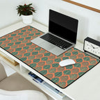 Tropical Fronds . Terracotta Desk Mat Gallery Image 2