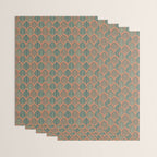 Tropical Fronds . Terracotta Wrapping Paper Gallery Image 3