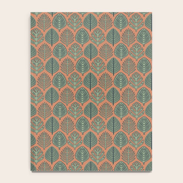 Tropical Fronds . Terracotta Notebook Gallery Image 4