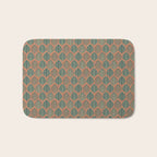 Tropical Fronds . Terracotta Bath Mat Gallery Image 1