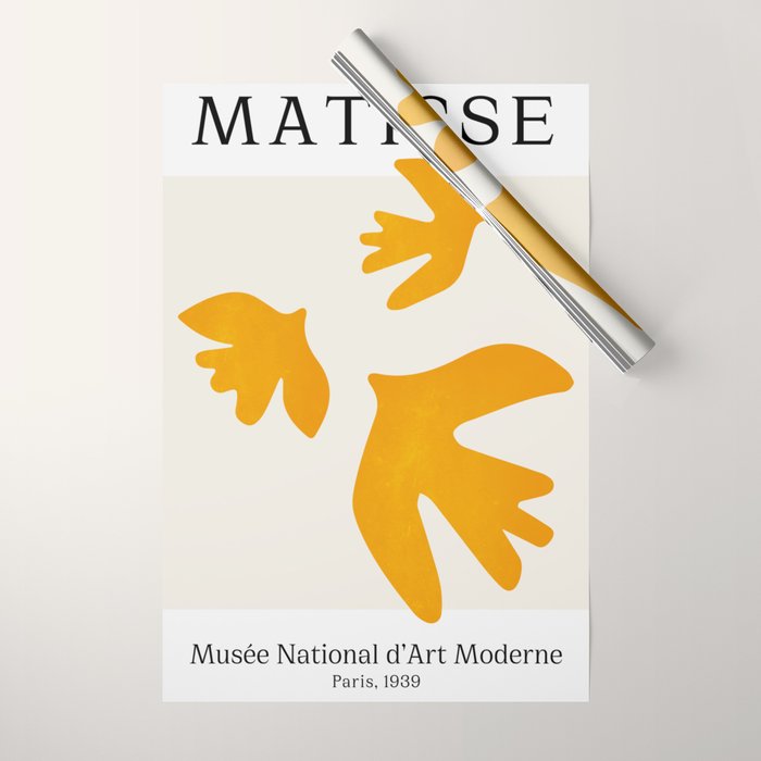 Golden Bell: Matisse Pastel Series 02 Wrapping Paper Gallery Image 1