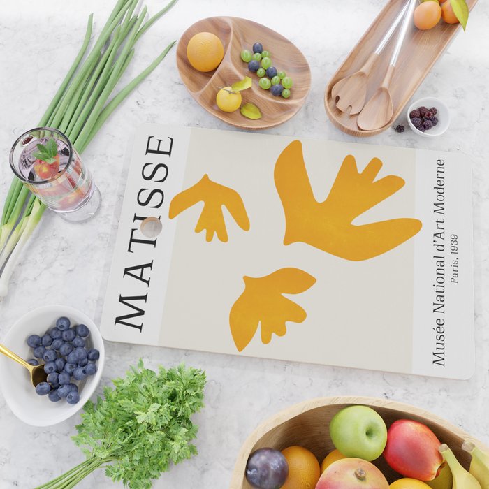 Golden Bell: Matisse Pastel Series 02 Cutting Board Gallery Image 2