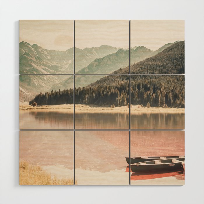 Piney River Colorado Wood Wall Art Gallery Image 1