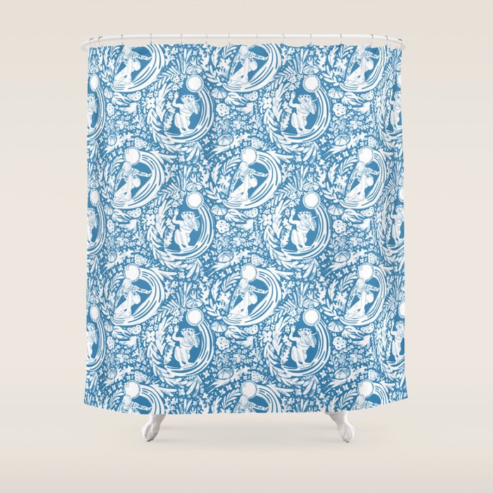 Oceanic Muses Dance Shower Curtain Gallery Image 1