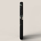 Asian Crane on Black Japanese Woodblock Art iPhone Case Gallery Image 2