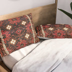 Belouch  Antique Khorasan Northeast Persian Rug Print Pillow Sham Gallery Image 2