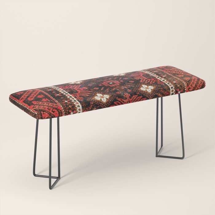 Belouch  Antique Khorasan Northeast Persian Rug Print Bench Gallery Image 1