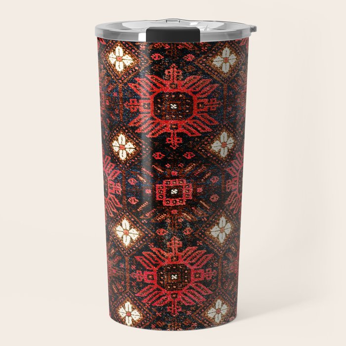 Belouch  Antique Khorasan Northeast Persian Rug Print Travel Mug Gallery Image 1
