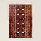 Belouch  Antique Khorasan Northeast Persian Rug Print Stationery Card Gallery Image 2