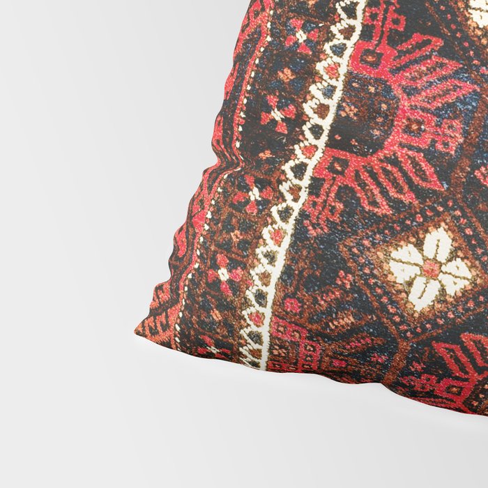 Belouch  Antique Khorasan Northeast Persian Rug Print Pillow Sham Gallery Image 4