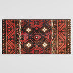 Belouch  Antique Khorasan Northeast Persian Rug Print Desk Mat Gallery Image 3