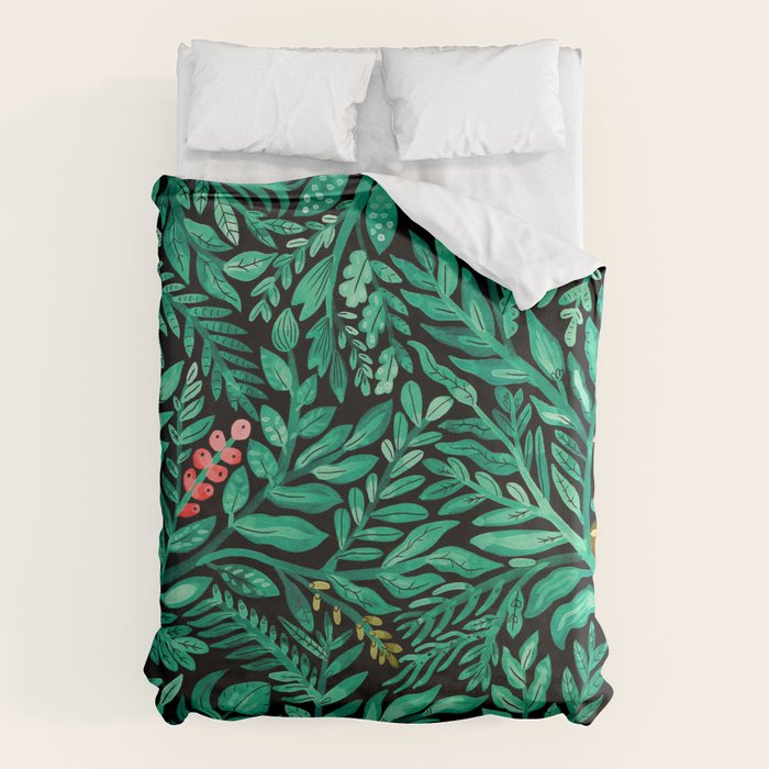 Dark Hedgerow Duvet Cover