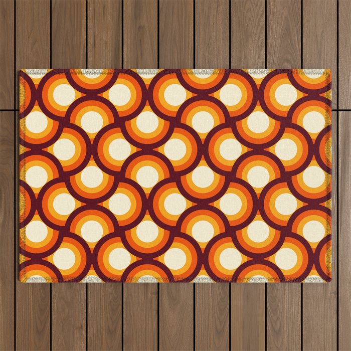 Mid Century Modern 60 Outdoor Rug Gallery Image 1