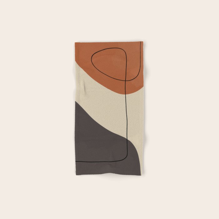 Modern Abstract Shapes #3 Bath Towel Gallery Image 1