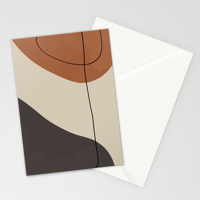 Modern Abstract Shapes #3 Stationery Card Gallery Image 2