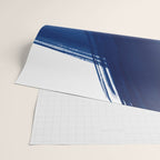 Indigo Abstract Brush Strokes | No. 4 Wrapping Paper Gallery Image 2