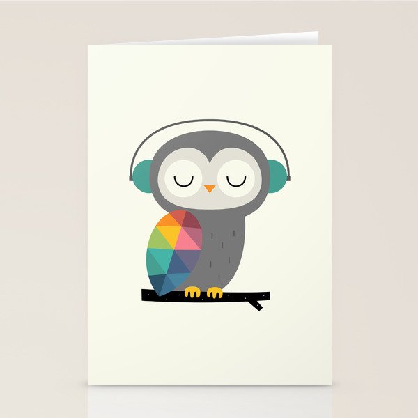 Owl Time Stationery Card Gallery Image 1