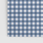Gingham Plaid Pattern - Classic Blue Poster Gallery Image 3