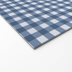 Gingham Plaid Pattern - Classic Blue Welcome Mat Gallery Image 2