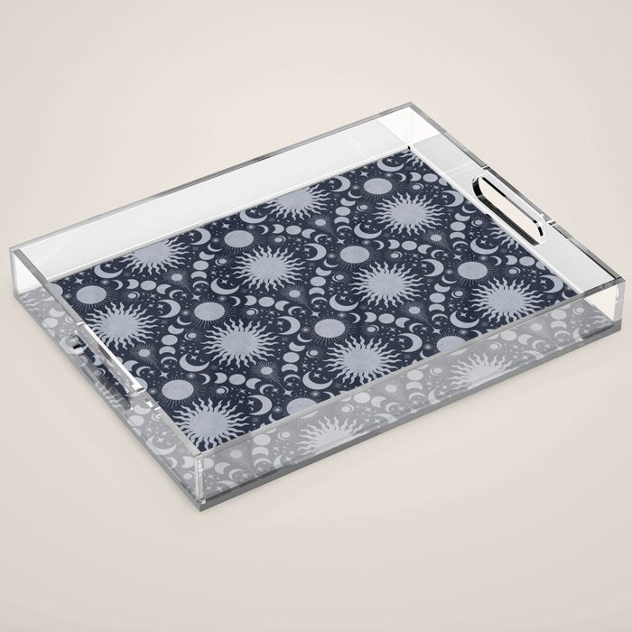 Tarot Celestial Indigo Acrylic Tray Gallery Image 1