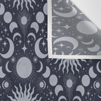 Tarot Celestial Indigo Wall Tapestry Gallery Image 3