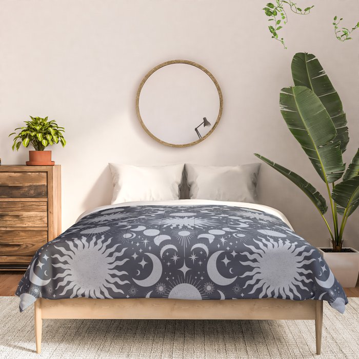 Tarot Celestial Indigo Comforter Gallery Image 3