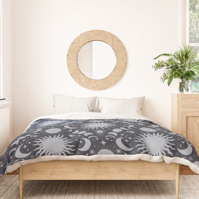 Tarot Celestial Indigo Duvet Cover Gallery Image 3