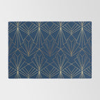 Navy Blue Art Deco - Large Scale Rug Gallery Image 2