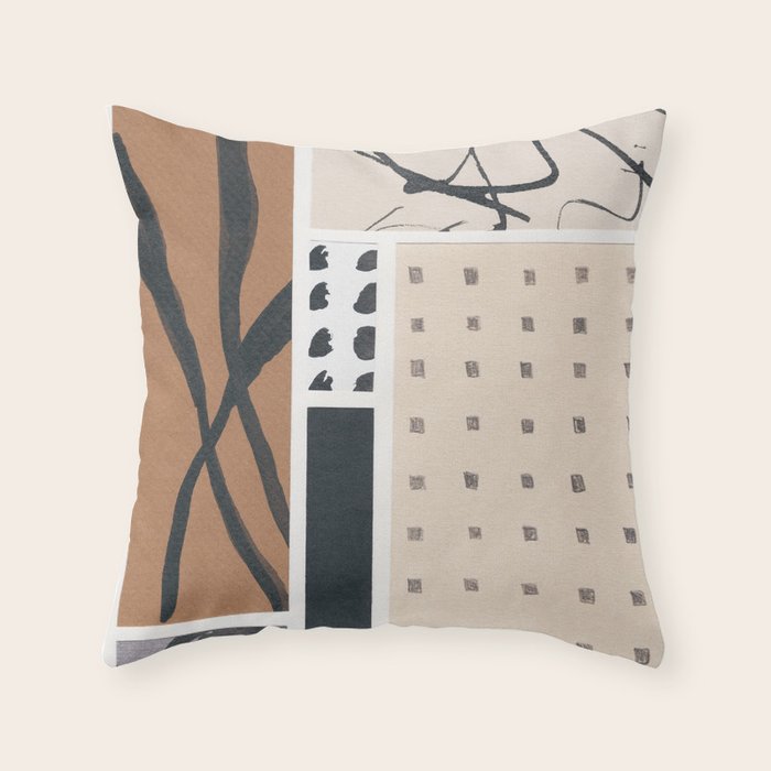 Collage Studies #1 Throw Pillow Gallery Image 6