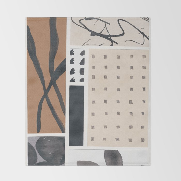 Collage Studies #1 Throw Blanket Gallery Image 2
