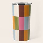 Color Block Stripes Travel Mug Gallery Image 1