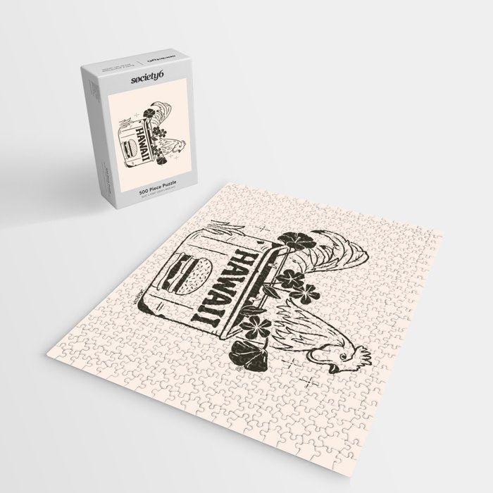 HAWAII (In Cream) Jigsaw Puzzle Gallery Image 2