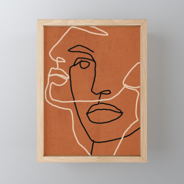 Abstract Face 6/3 Mini Art Print Gallery Image 1