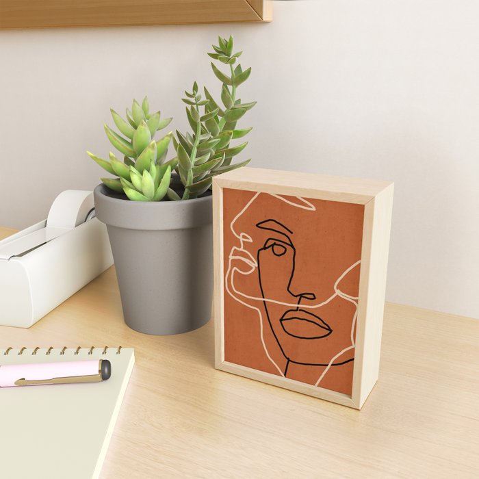 Abstract Face 6/3 Mini Art Print Gallery Image 2