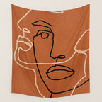 Abstract Face 6/3 Wall Tapestry Gallery Image 4