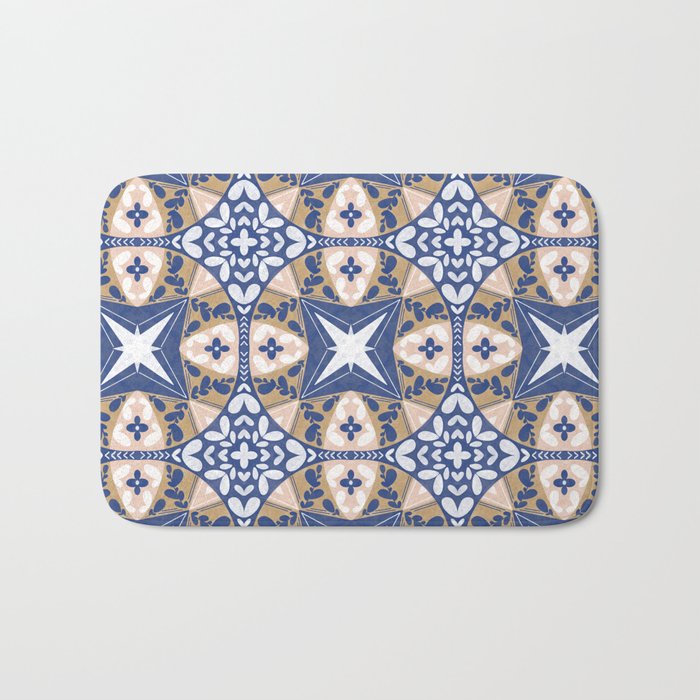 Nature Circular Tiles PB Bath Mat Gallery Image 1