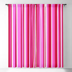Classic Stripes XVII - Y2K Pink and Red Window Curtain Gallery Image 5
